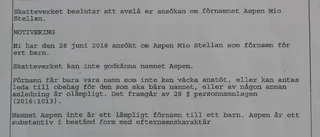 Vändningen: Han får sitt namn