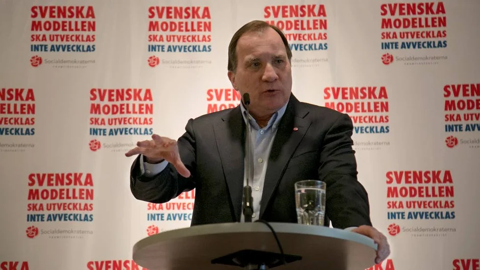 Statsminister. I lördags höll Stefan Löfven (S) sitt sommartal i Eskilstuna. Bilden är från hans besök på Gotland tidigare i våras.
