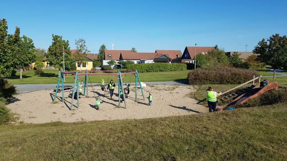 Lekplatsen i Vikhagen 2019-09-26