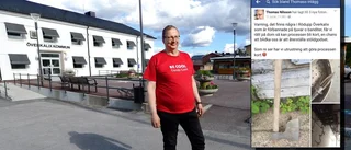 Politikerns råa "yx-skämt" på Facebook