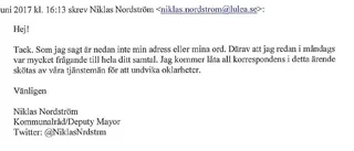 Nordström-bedragaren gjorde affärer med Mikael Fahlander