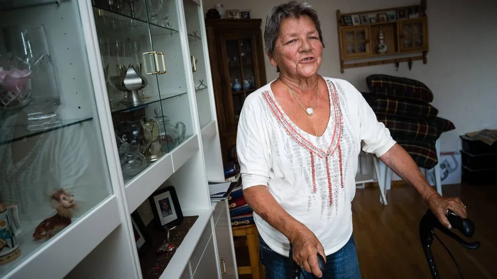 Aktiv. "Jag är mycket ute och rör på mig. Jag vill inte sitta här i lägenheten", säger Nanna Backman.