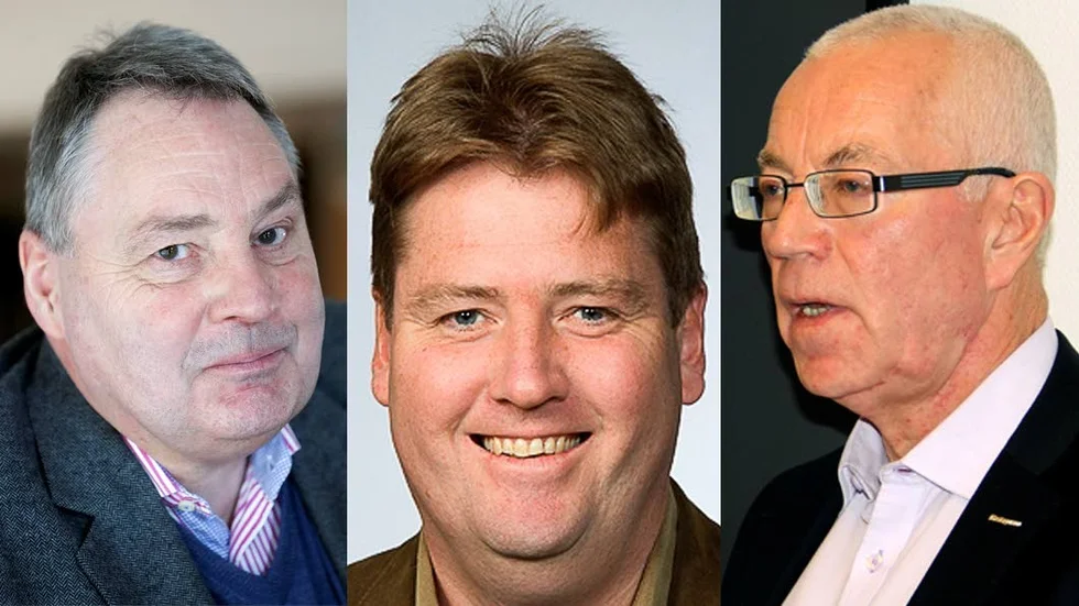 Kritiska. Jan-Olov Nordström, Mats Eklund och Torbjörn Halvardsson har synpunkter på regeringens budget.