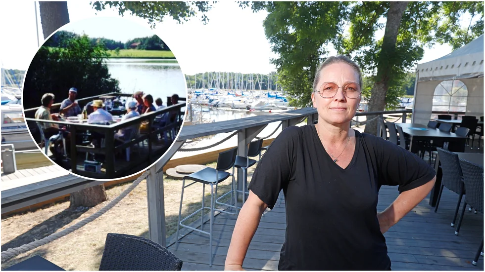 Ulrica Sjöberg vid Sundbyholms gästhamn är uppgiven efter stölden. "Jag tror inte att man förstår det när man är ung och naiv att det här är vårt levebröd", säger hon.