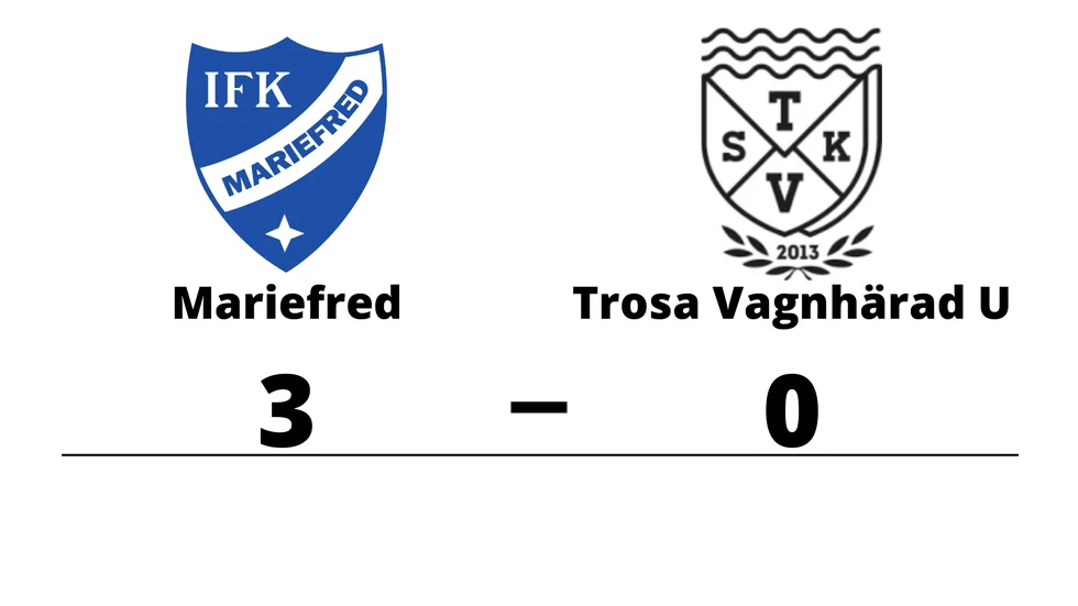 IFK Mariefred vann mot Trosa-Vagnhärad SK U