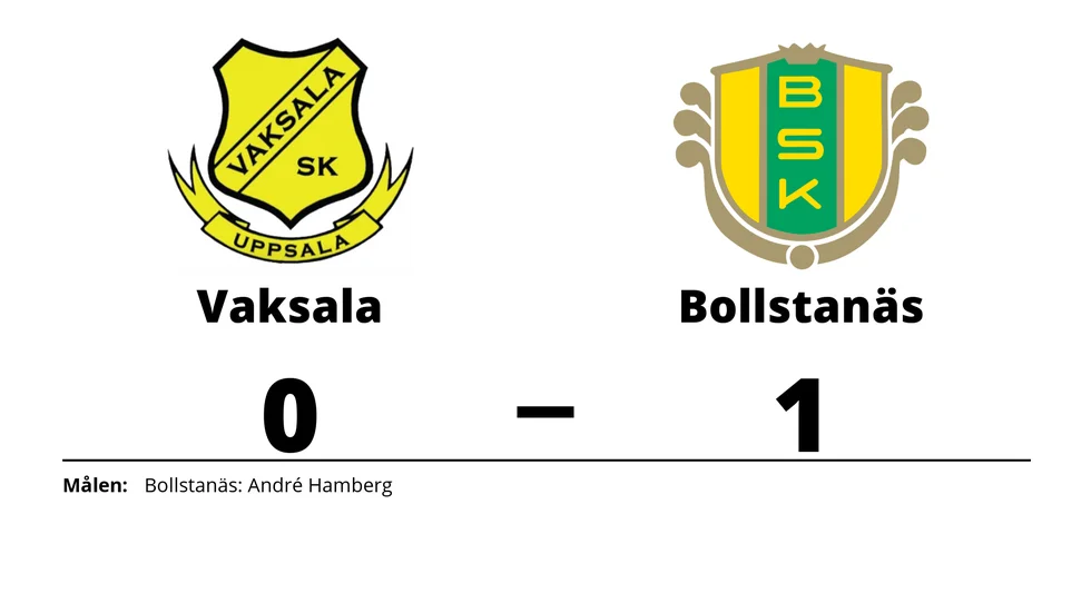 Vaksala SK förlorade mot Bollstanäs SK