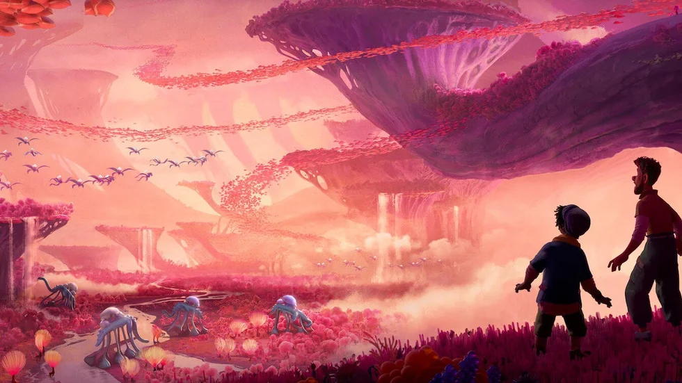 Disney låter sin kommande storfilm "Strange world" gå direkt till strömningstjänsten Disney+ i Frankrike. Pressbild.