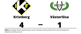 Seger för Kristberg hemma mot Västerlösa