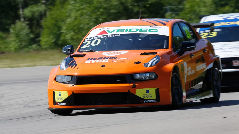 Mattias Andersson slutade sjua i STCC-premiären.