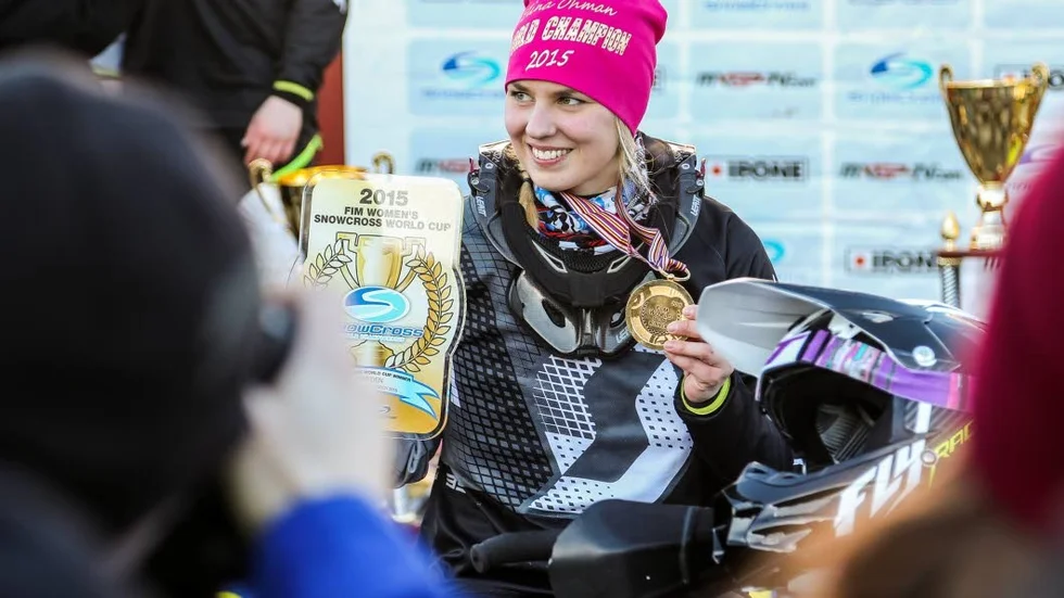 Hemmajubel. Elina Öhman såg till att Älvsbyborna fick jubla åt en hemmamedalj 2015. Nu återstår att se om det blir en favorit i repris.