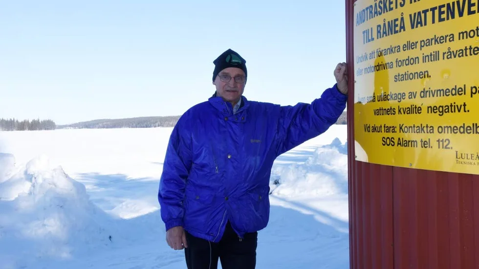 Tjänligt men inte bra. Erland Nilsson vill se en annan lösning för Råneås vattenförsörjning än den som gäller i dag, Andträsket. Nilsson vill att vattnet i stället ska tas ifrån den underjordiska isälv som Jämtön, Töre och Siknäs i dag får sitt vatten ifrån.