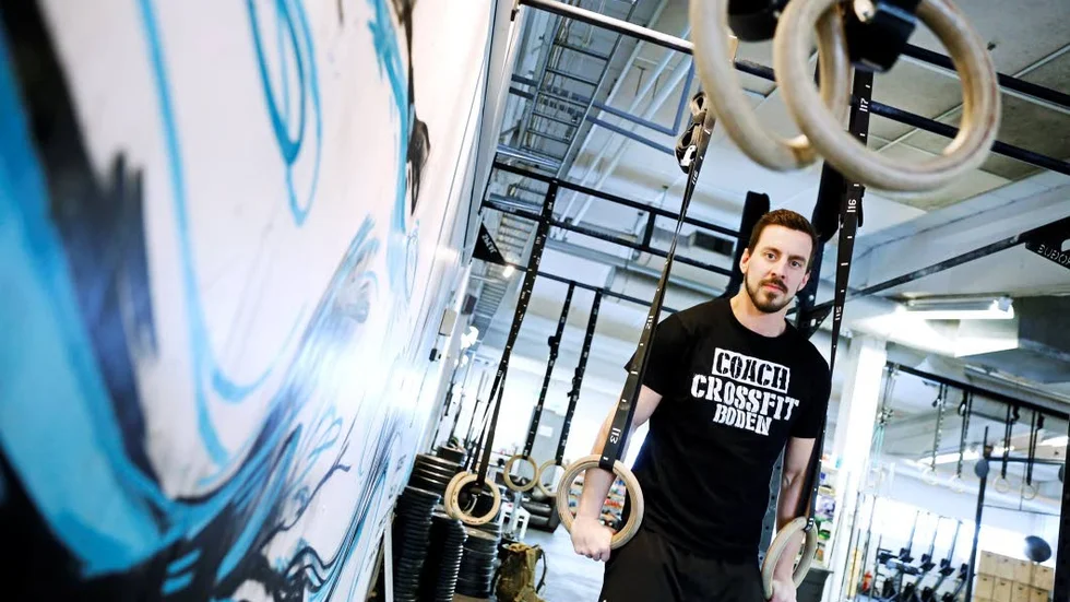 Bra träning. Fredrik gillar crossfit både för gemenskapen och effekten träningen ger.