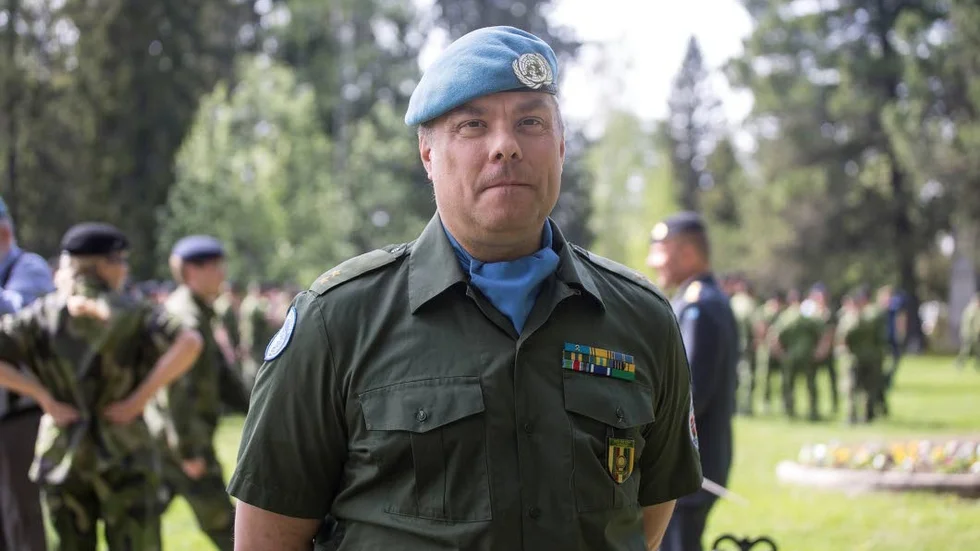 Aktiv. Löjtnant Stefan Pieksma, vid Norrbottensgruppen I 19, är fortfarande aktiv i sin tjänst. " Att vara en del av gemenskapen och det svenska samhällets insatser är stort och fint", säger han.