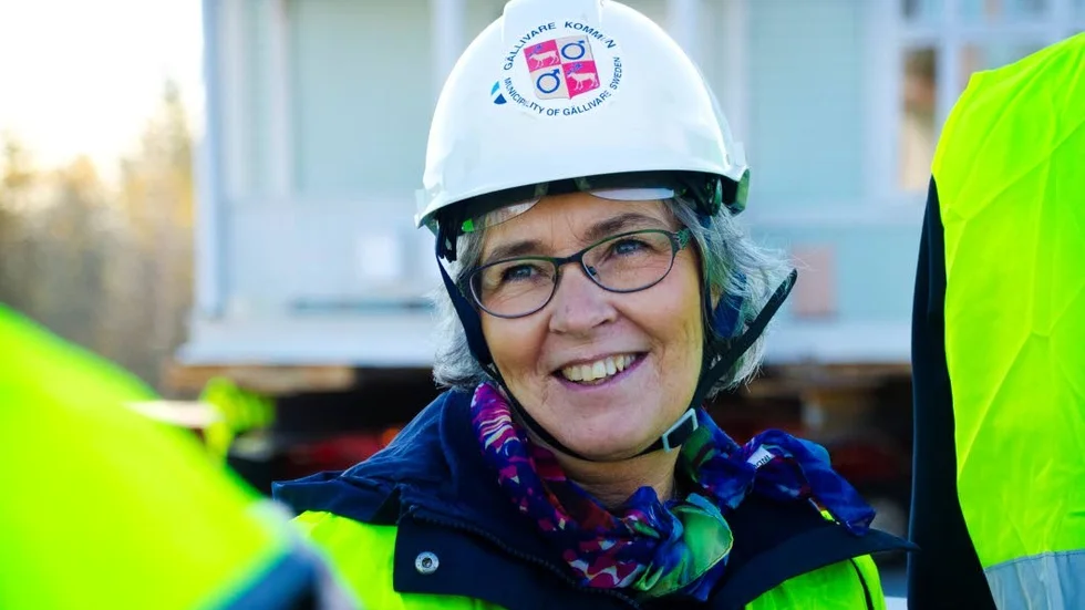 Detaljplan godkänd. Jeanette Wäppling (V) känner sig lättad över att bygget av nya gymnasieskolan snart är igång.