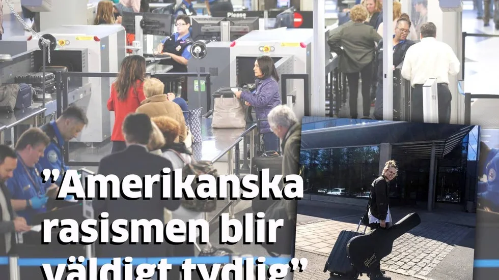 Tulldrama. Dennis Kalla är för tillfället i Nashville och spelar musik, men ett tag trodde han inte att han skulle komma fram.