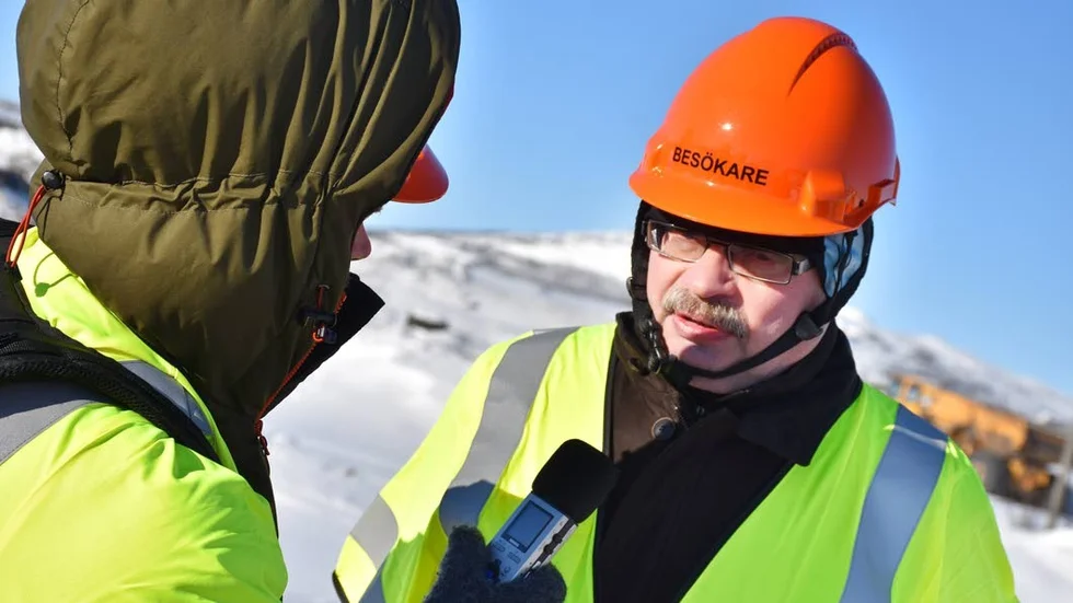 Engagerad. TVAB:s ordförande, Lars Törnman, (S),  vill att LKAB bestämmer sig för att låta spillvärme från produktionen bli fjärrvärme för Kirunaborna.
