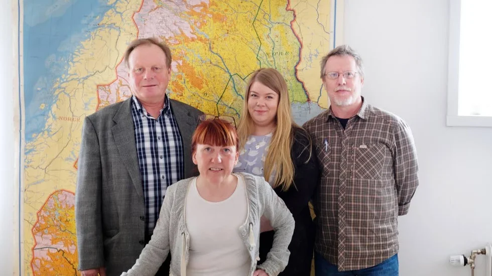Nöjda. Bengt Niska, Maja Mella, Linnea Huhta och Curt Persson är glada över att övergreppen tas fram i ljuset.