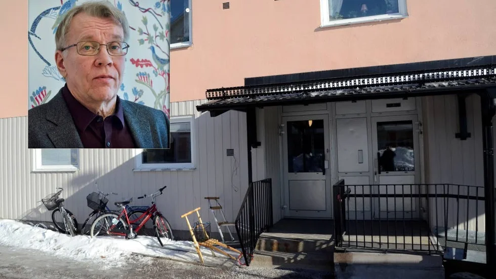 LEGIONELLA. Vattnet i huset på Norskavägen innehöll förhöjda värden av legionellabakterier. Esa Norojärvi är vd för Top-bostäder.