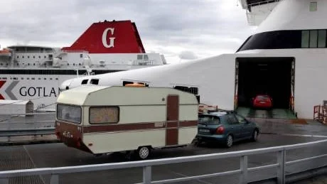 Allt fler reser till och från Gotland med färjan.
