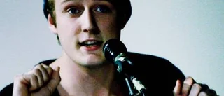 Han gick vidare i poetry slam-SM