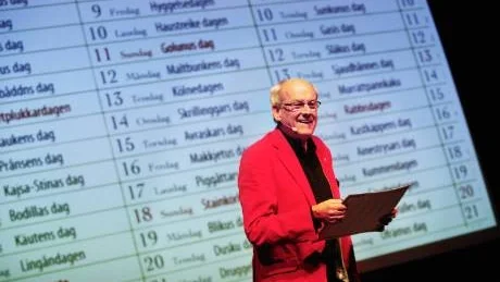 "Gutamålsgildes allnakku 2009" presenterades av Tommy Wahlgren som berättade att Gotlands tidningar kommer att presentera den dag för dag.