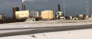 Chaufför fick böter efter olycka