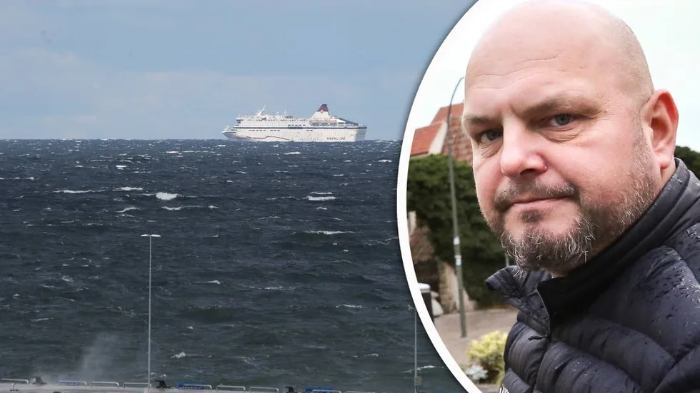 Passagerarna på Cinderella drabbades av det hårda vädret igår. Och det fick negativa konsekvenser för medlemsföretagen i Visby Centrum, som Magnus Olsson leder.