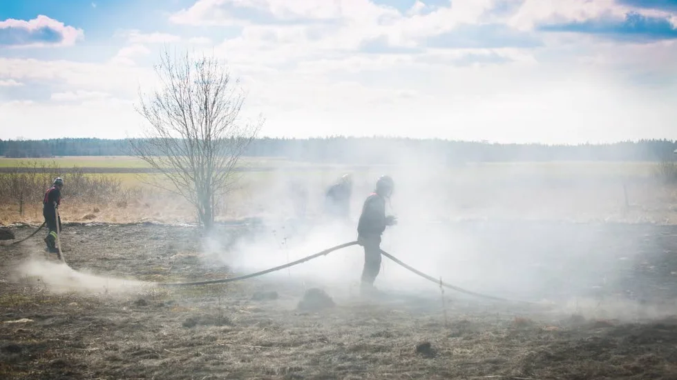 Brand i Träkumla för tre år sedan.