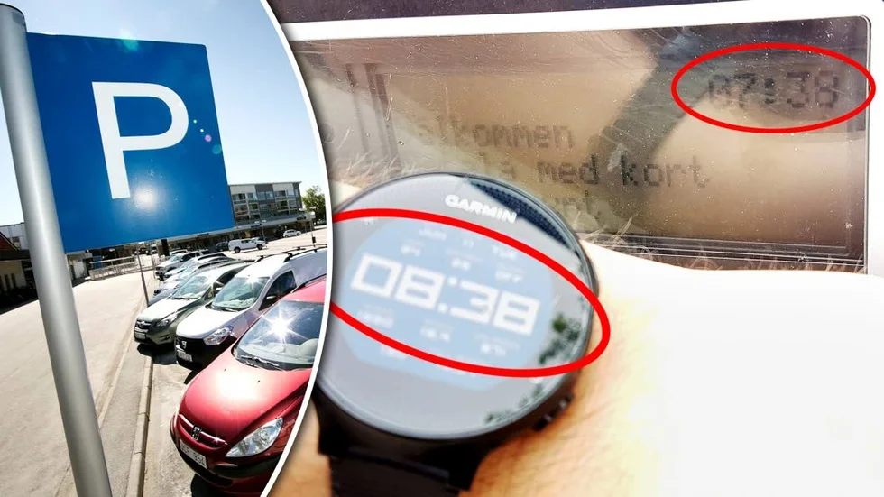 Vid klockan 8:38 under tisdagsmorgonen var felet fortfarande aktivt på kyrkklintens P-automat.