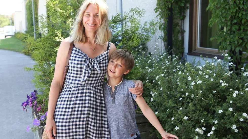 Noah kom till turistmottagningen med sin mamma Caroline Grenö. Han hade borrelia och fick penicillin utskrivet av läkaren.