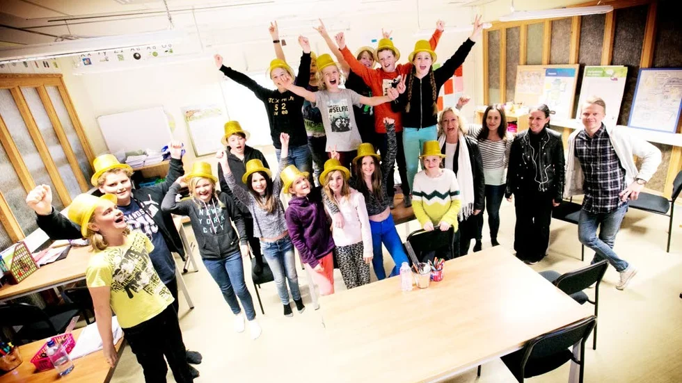 Klass 4-5 på Guteskolan vann den nationella tävlingen Batterijakten.