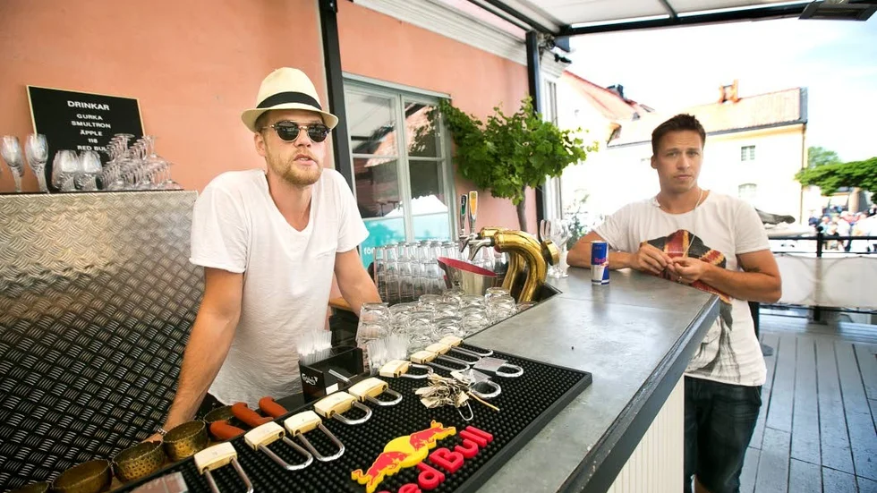 Robin Ohlsson och Filip Jerkerby på Donners brasserie har laddat upp inför Almedalsveckan.