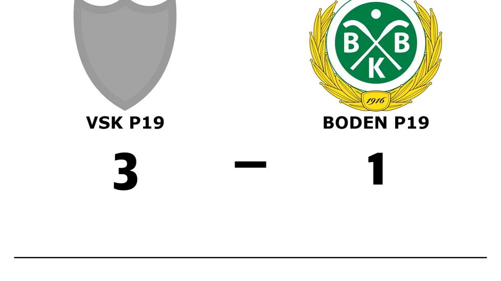 Västerås SK FK vann mot Bodens BK