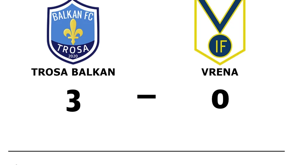 Trosa Balkan FC vann mot Vrena IF