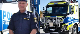 Sveriges enda polislastbil besökte Gotland • Häng med in på en rundtur • "Den väcker ju uppmärksamhet såklart"