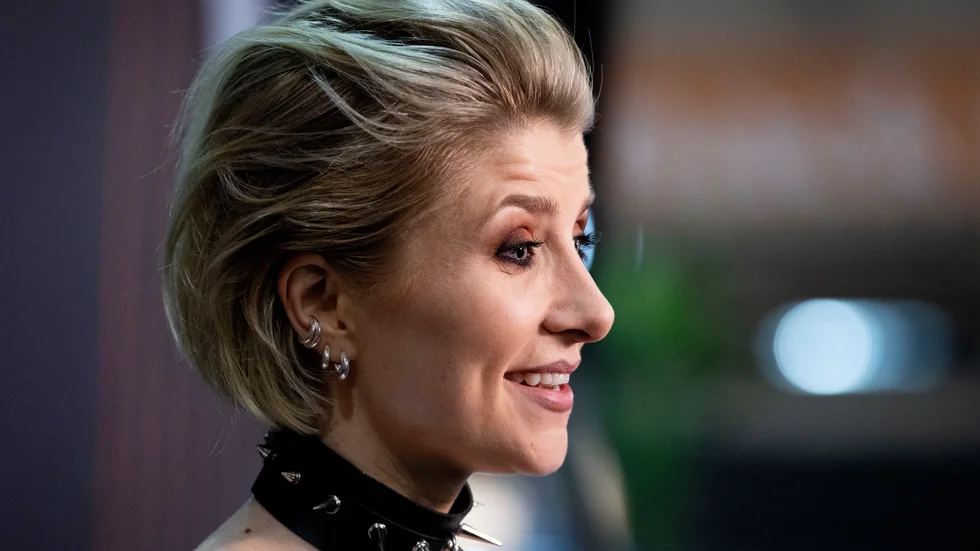 Cornelia Jakobs är nöjd med sitt framträdande.