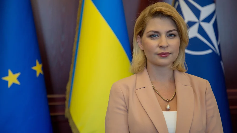 Olha Stefanisjyna är Ukrainas biträdande premiärminister med ansvar för europeisk och euro-atlantisk integration.