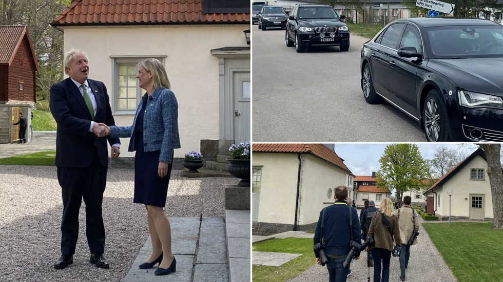 Boris Johnson och Magdalena Andersson möts på Harpsund i Flen på onsdagen.