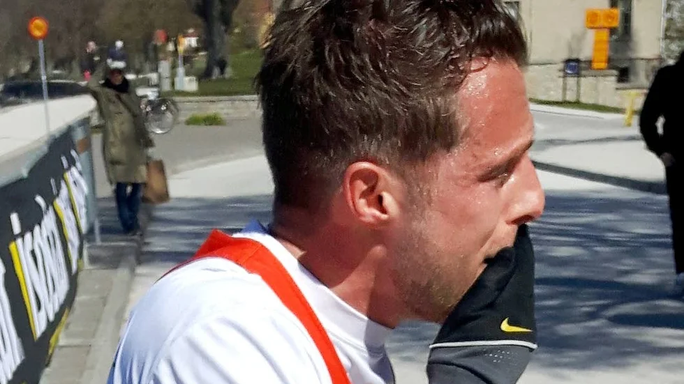 Fred Grönwall hade hoppats på SM-medalj men fick nöja sig med fjärdeplatsen.