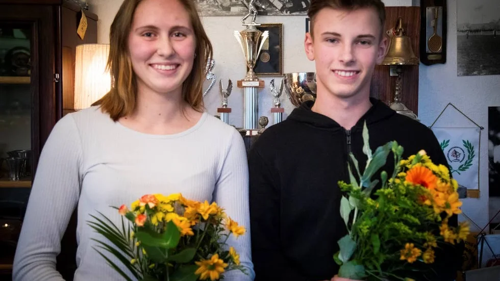 Moa Örevik och Kevin Stenegärd.