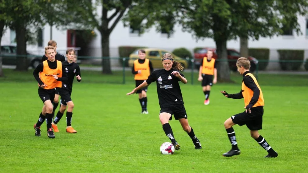 Hugo Kahlbom, en av många lovande AIK-spelare.