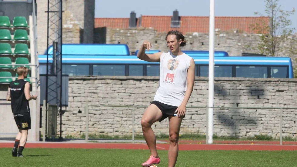 På återseende? Sebastian Starkenberg lämnar i dagarna FC Gute och Gotland för Linköping City i division 1.