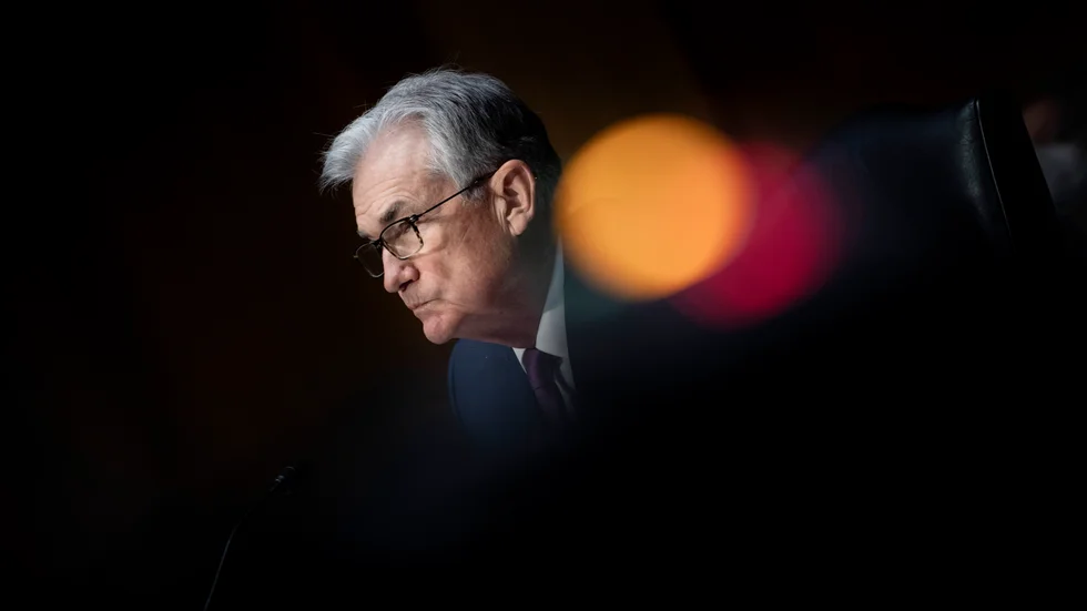 Amerikanska centralbankschefen Jerome Powell. Arkivbild.