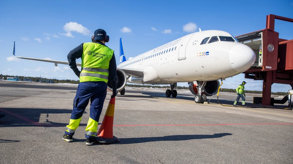 Luleå airport har Sverige mest populära flyglinje.