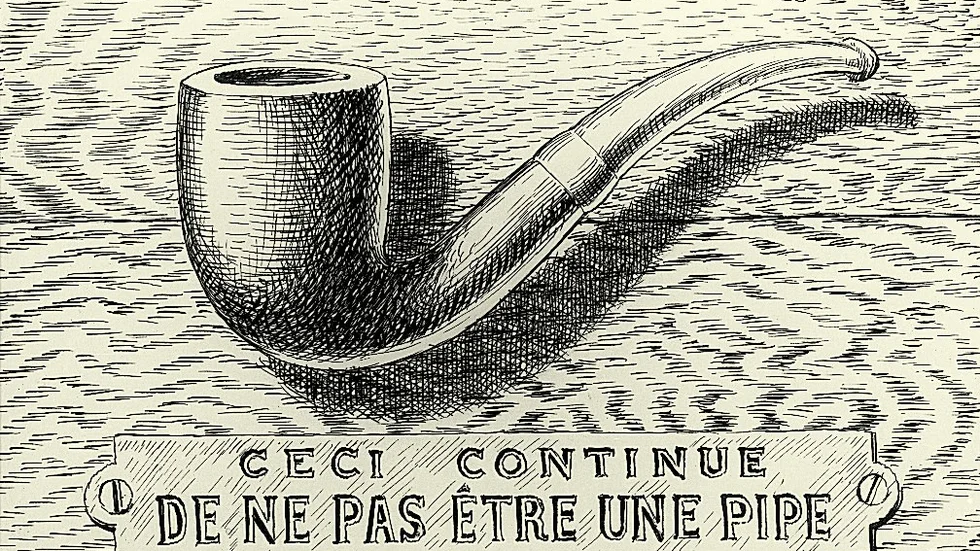 ”Bildernas förräderi” är ett av de mest kända verken av surrealisten René Magritte. Pressbild.