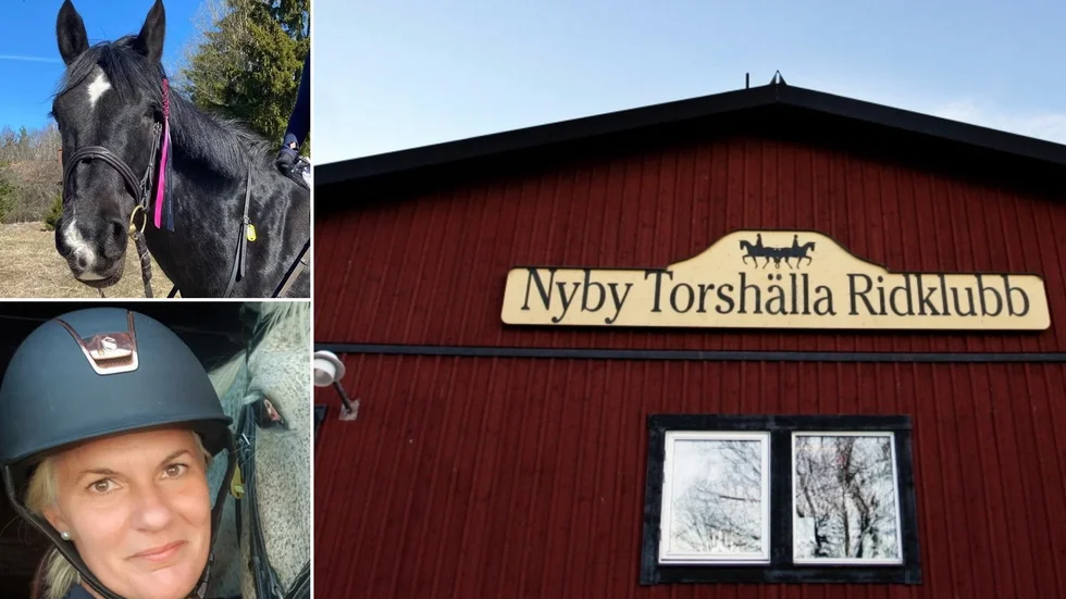 Maria Ejnar, ridskolechef på Nyby Torshälla RK, om avlidna Blackie: "Hon var supersnäll och jätteälskad."
