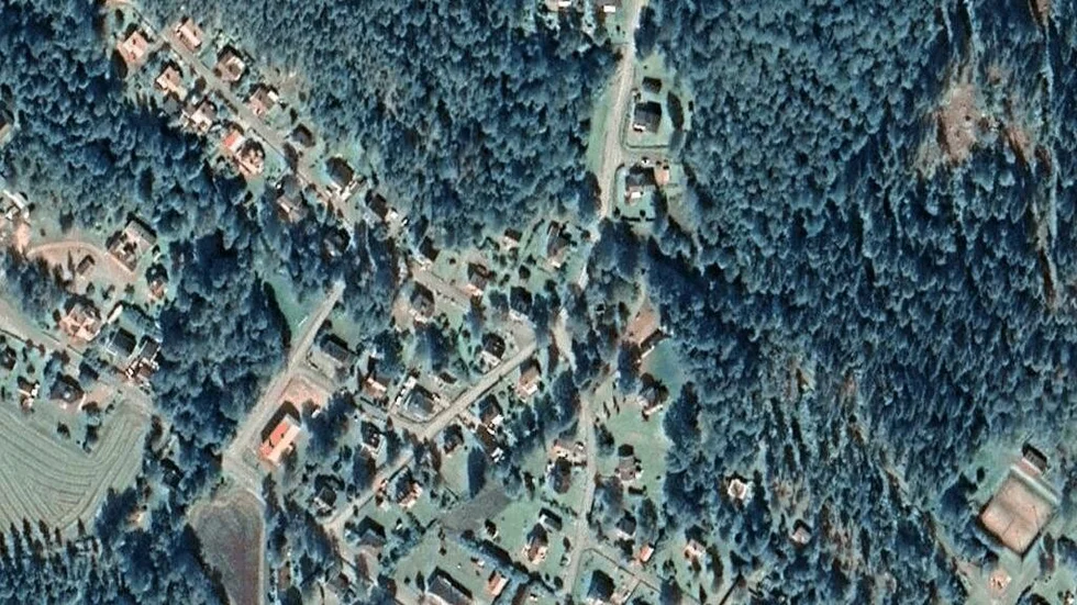Området kring Skogsvägen 2