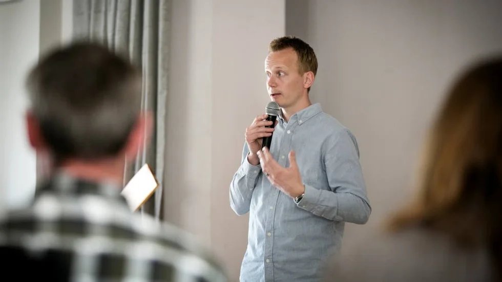 Föräldern Henrik Stoltz var en av initiativtagarna till mötet.