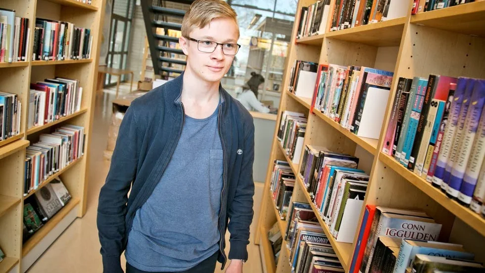 Martin Leino fick högst poäng på vårens högskoleprov på Gotland.