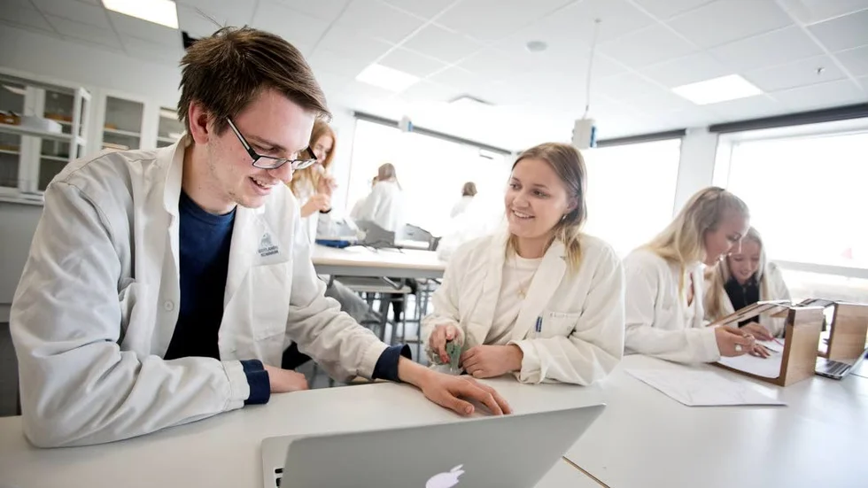 William Viberg och Johanna Engström, klass SA14B.